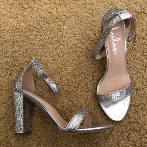 Lulu’s Sparkling Sequined Heels